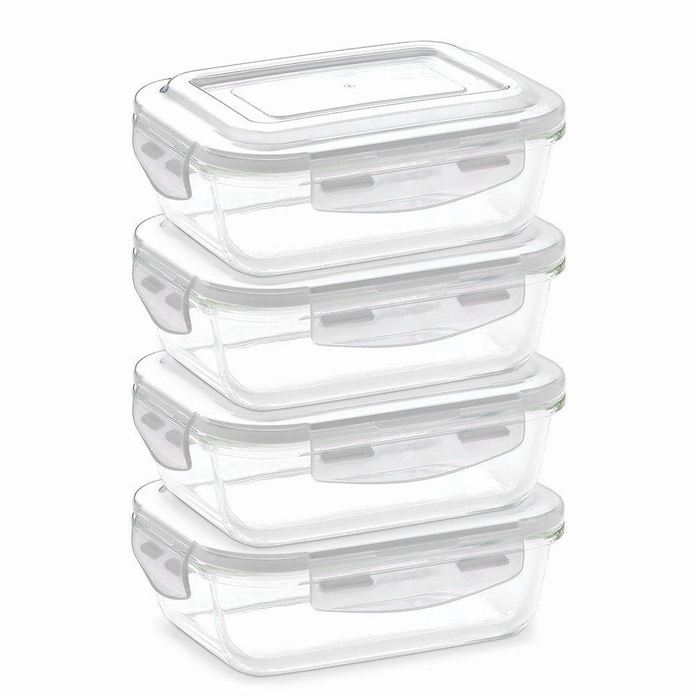 Borosil Klip n Store Rectangular Glass Container