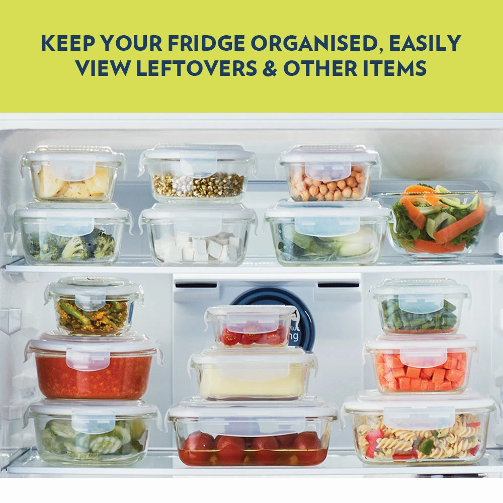 Borosil Klip n Store Rectangular Glass Container