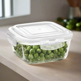 Borosil Klip n Store Square Glass Container food storage,storage containers,kitchen storage