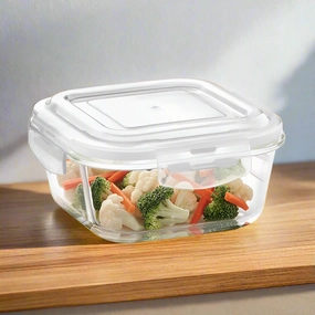 Borosil Klip n Store Square Glass Container food storage,storage containers,kitchen storage