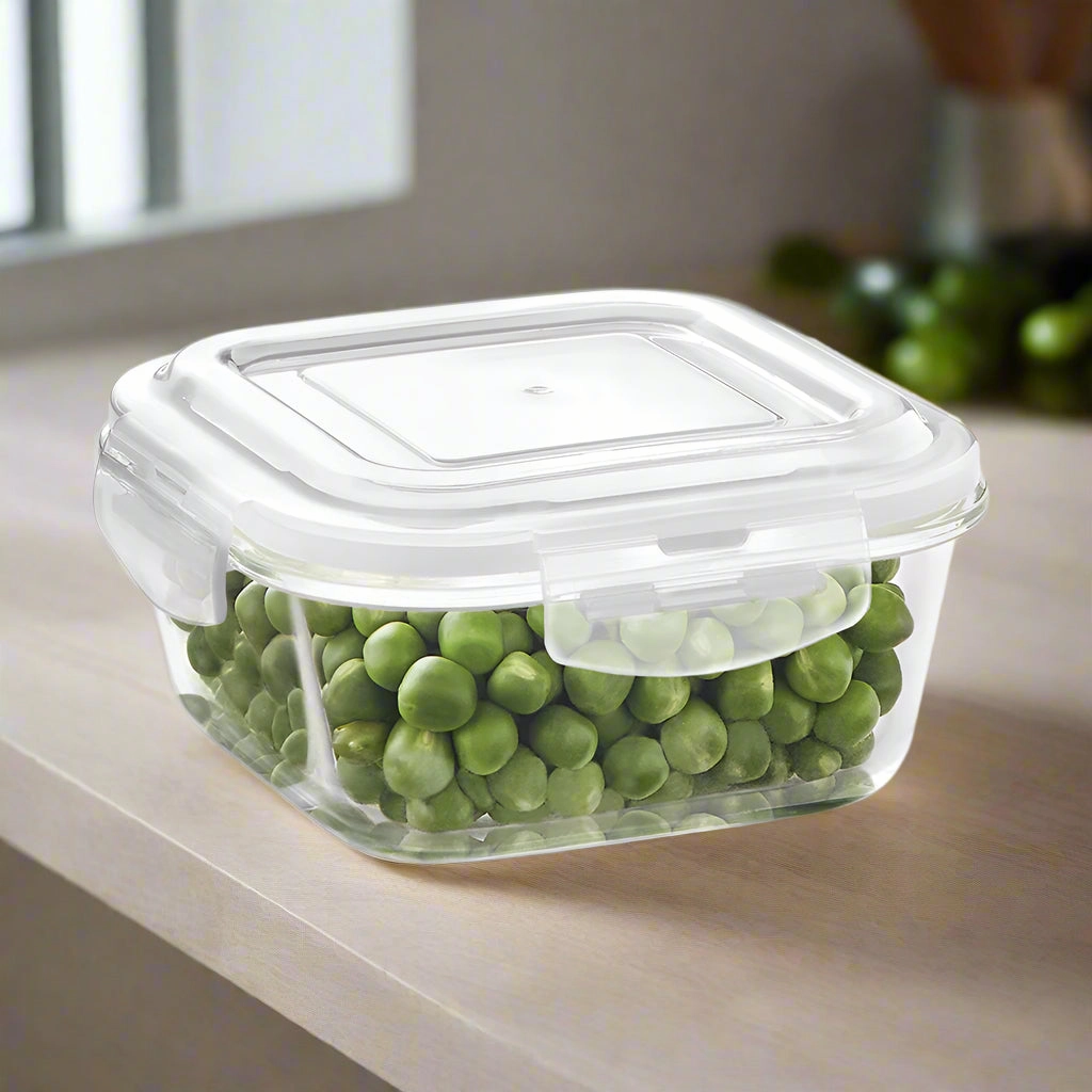 Borosil Klip n Store Square Glass Container food storage,storage containers,kitchen storage