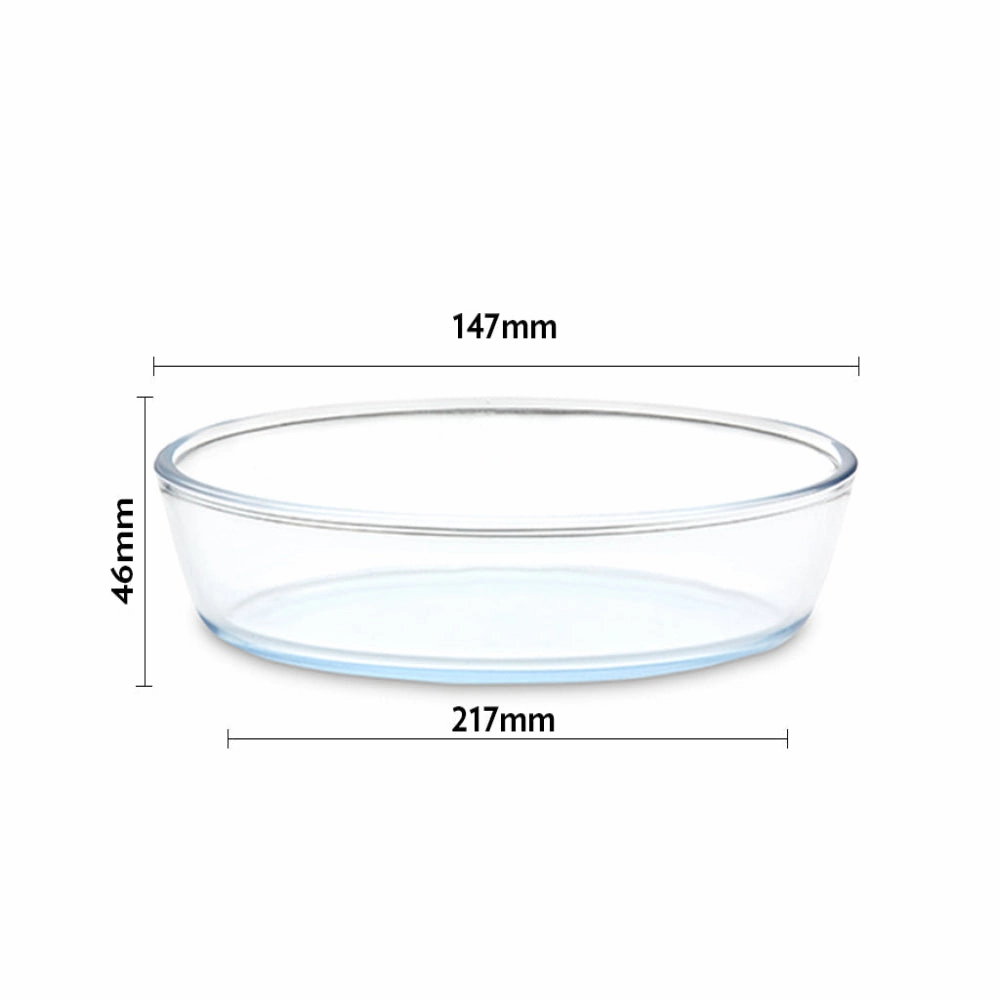 Borosil Oval Dish   Klip n Store Round Set