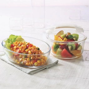Borosil Oval Dish   Klip n Store Round Set food storage,storage containers,kitchen storage