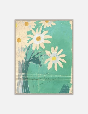 Bouquette de Marguerites Print by Paule Marrot wall art,canvas print,home wall decor