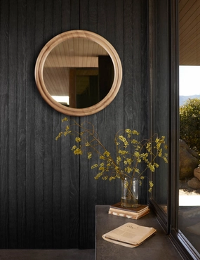 Bourdon Double-Framed Round Mirror decorative mirror,wall mirror,home decor