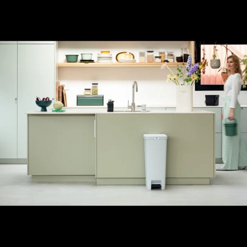 brabantia Pedal Bin Stepup 40 litre In Light Grey