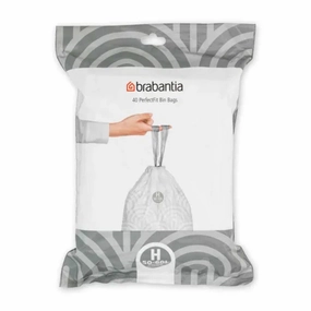 brabantia PerfectFit Bags Code H (50 60 litre), Dispenser Pack with 40 Bags bathroom essentials,bathroom accessories,bathroom set