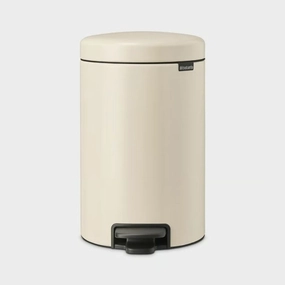 brabantia Soft Beige Pedal Bin 12 Litre In Soft Beige bathroom essentials,bathroom accessories,bathroom set