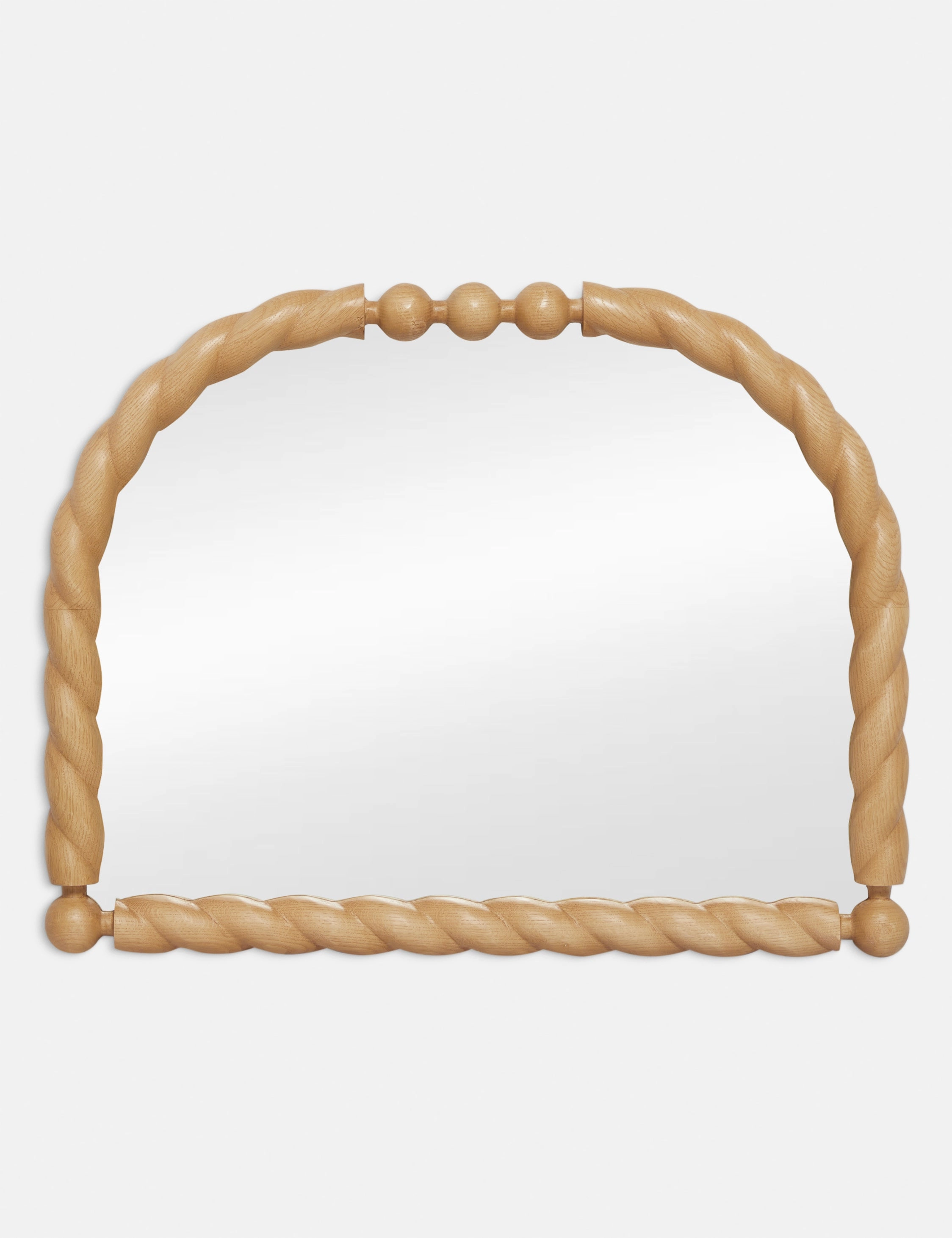 Braided Mantel Mirror by Sarah Sherman Samuel