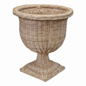 Braided Wicker Urn vase,flower vase,home decoration