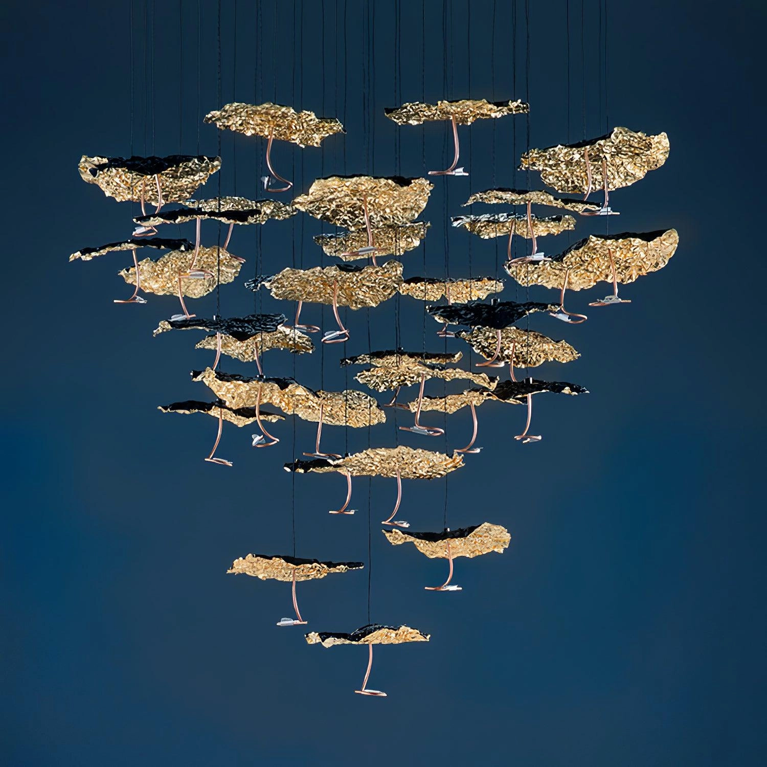 Brass Aviary Constellation Chandelier