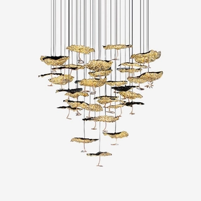 Brass Aviary Constellation Chandelier chandelier,ceiling light,decorative lighting