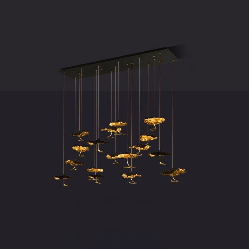 Brass Aviary Constellation Chandelier