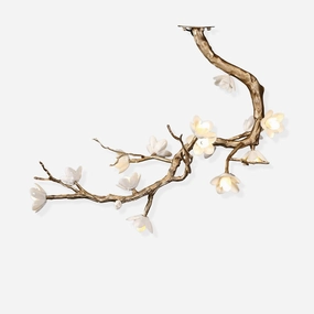 Brass Flower Branch Chandelier chandelier,ceiling light,decorative lighting