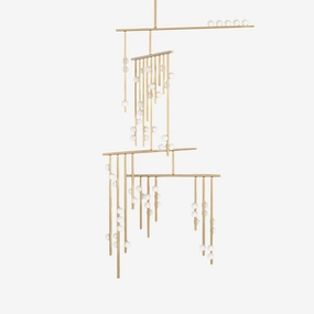 Brass Glass Drop Chandelier chandelier,ceiling light,decorative lighting