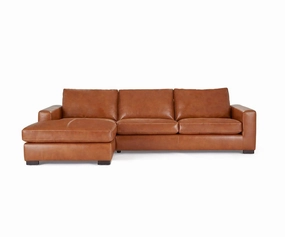 Braxten Leather Left Chaise Sectional sofa,couch,living room furniture