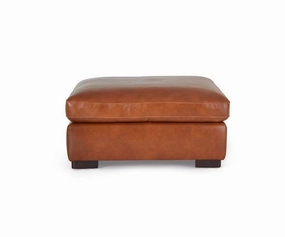 Braxten Leather Ottoman sofa,couch,living room furniture