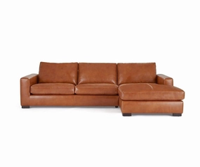 Braxten Leather Right Chaise Sectional sofa,couch,living room furniture