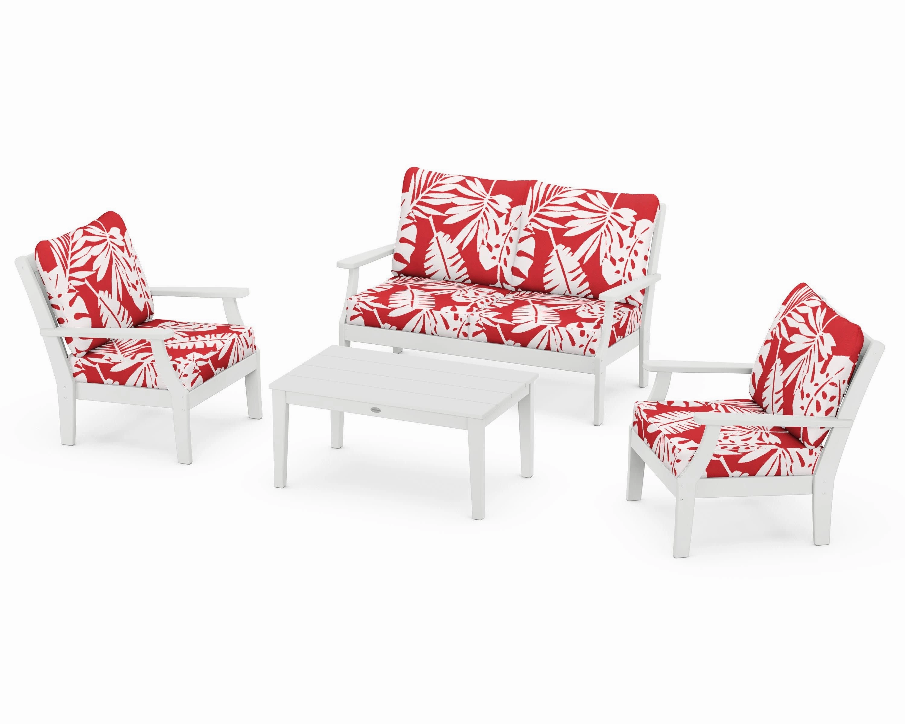 Braxton 4-Piece Deep Seating Chair Set