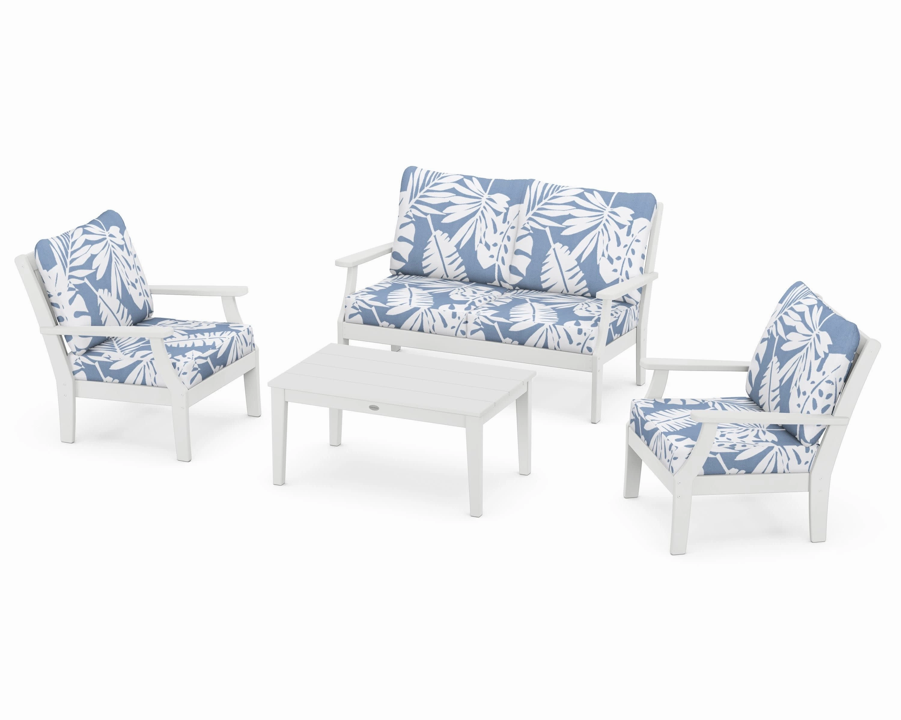 Braxton 4-Piece Deep Seating Chair Set