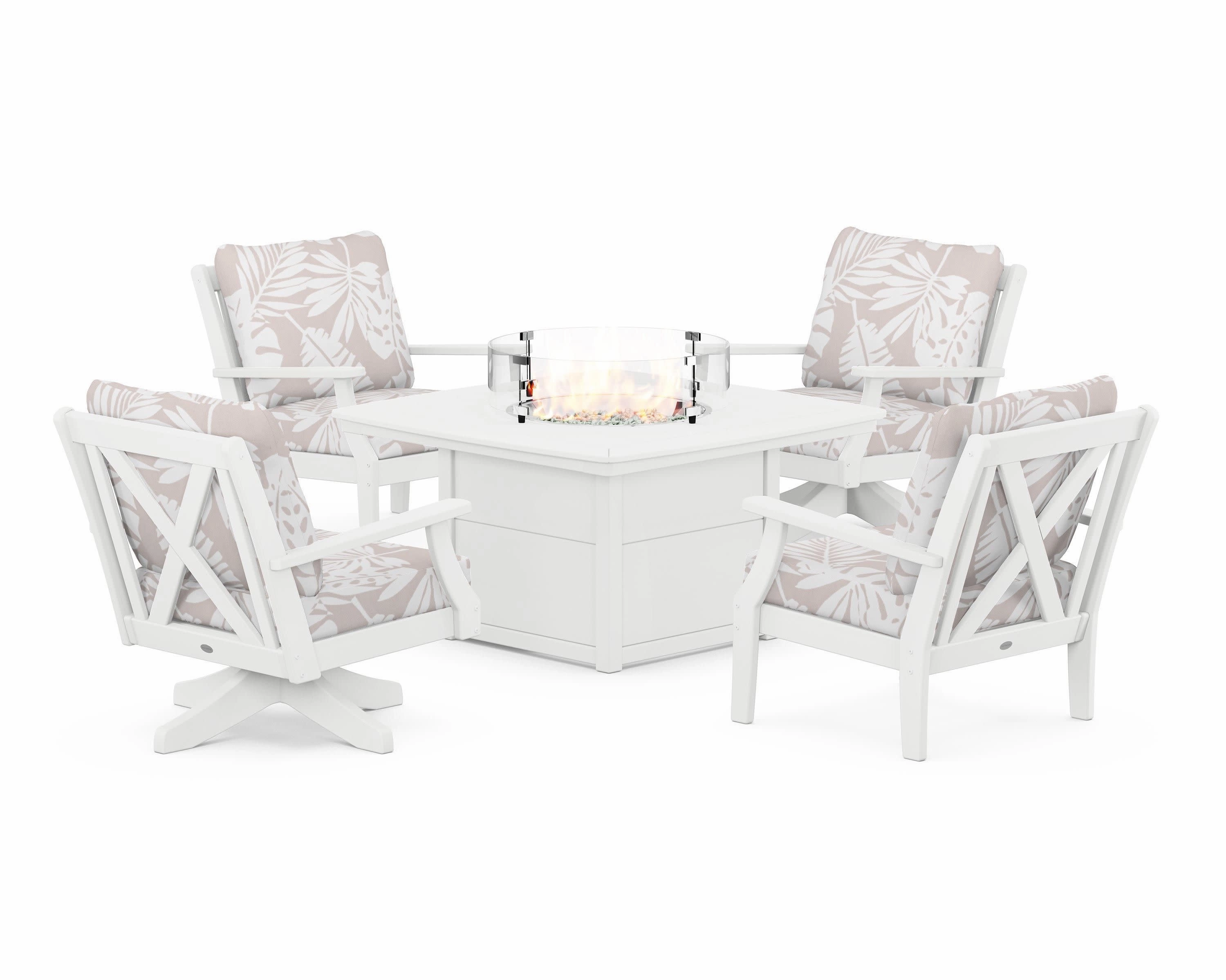 Braxton 5-Piece Deep Seating Set with Fire Table