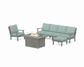 Braxton Sectional Lounge and Fire Pit Set chairs,dining chairs,home seating