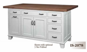 Bridgeport Kitchen Island storage cabinet,organizer,furniture storage