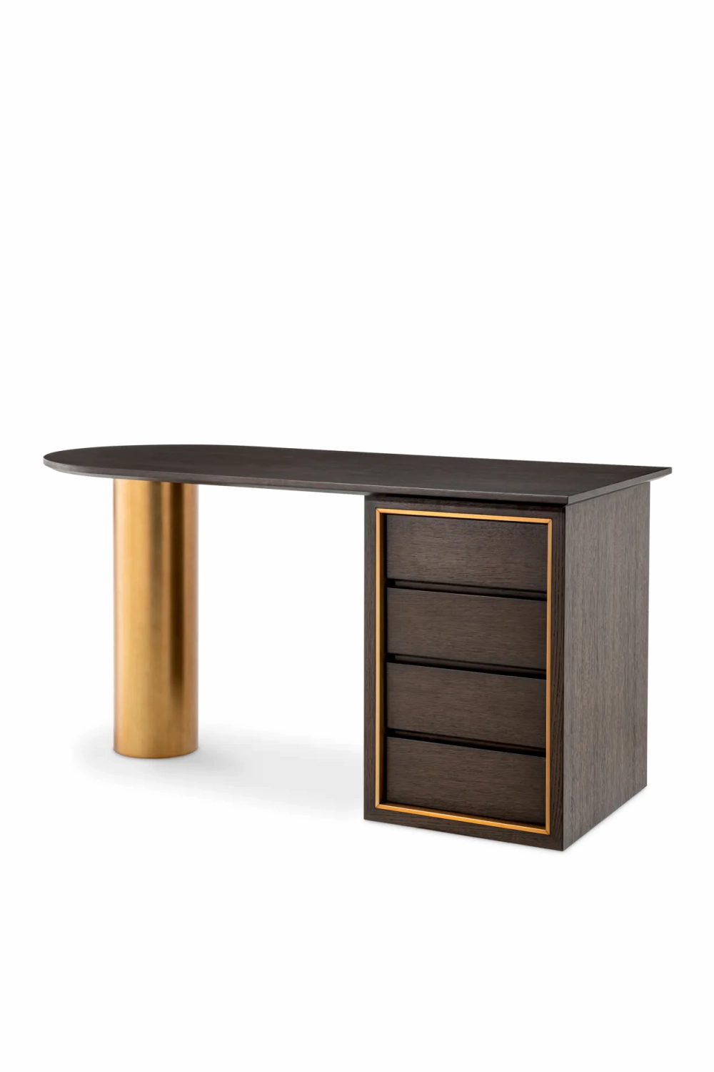 Brown Oak Contemporary Desk | Eichholtz Del Rio