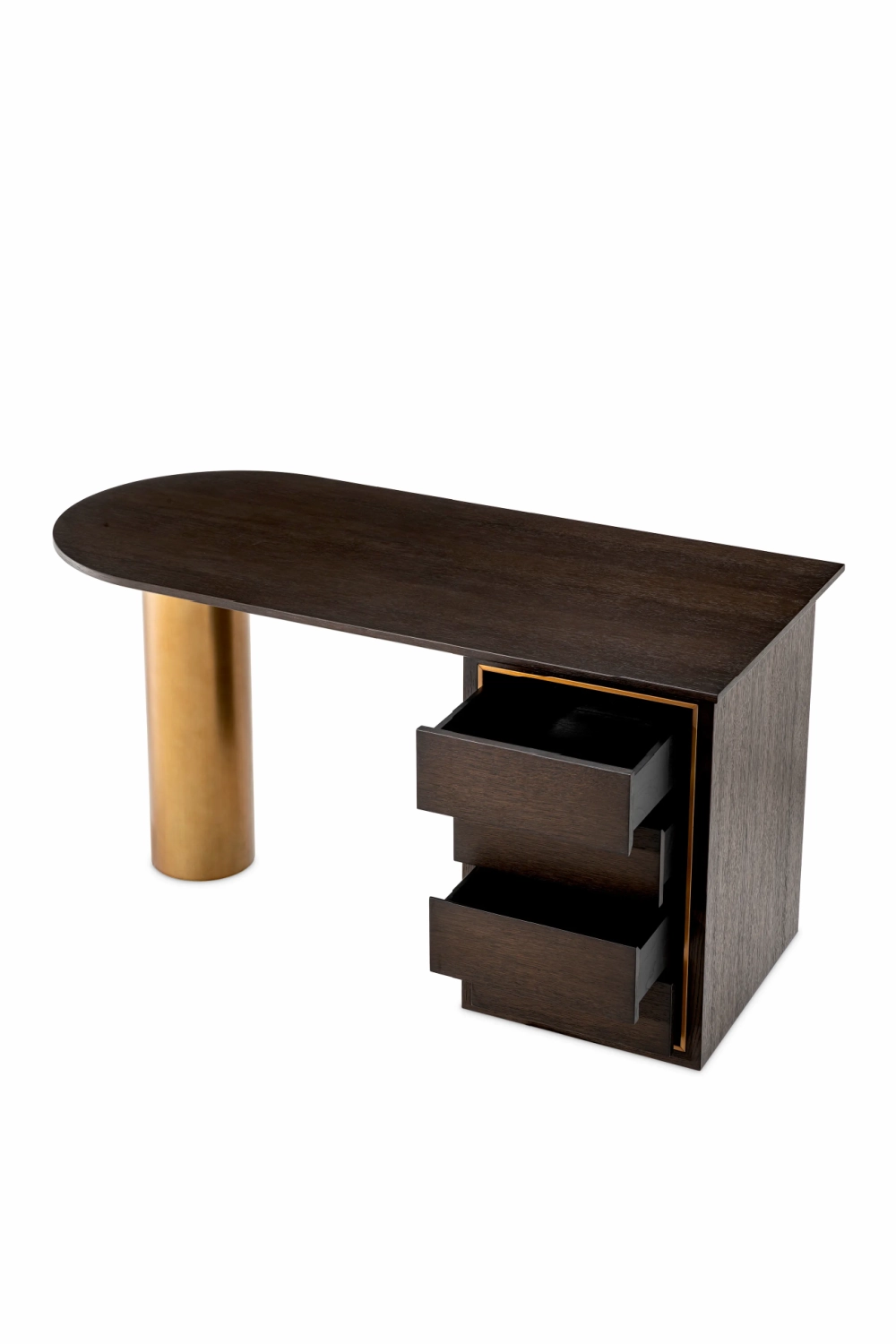 Brown Oak Contemporary Desk | Eichholtz Del Rio