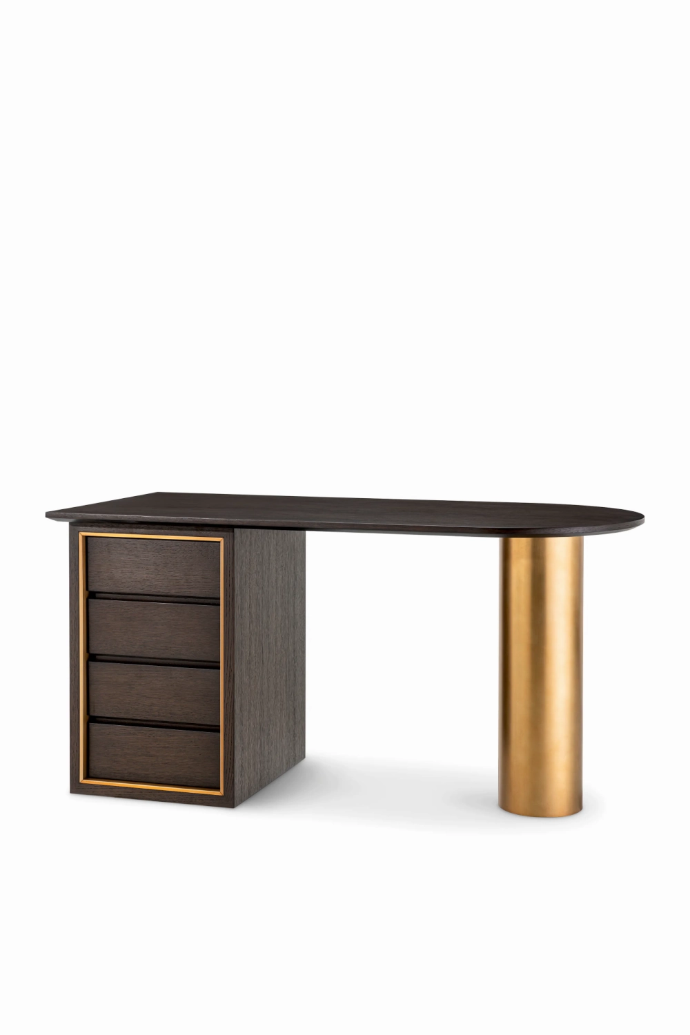 Brown Oak Contemporary Desk | Eichholtz Del Rio desk,home desk,workstation