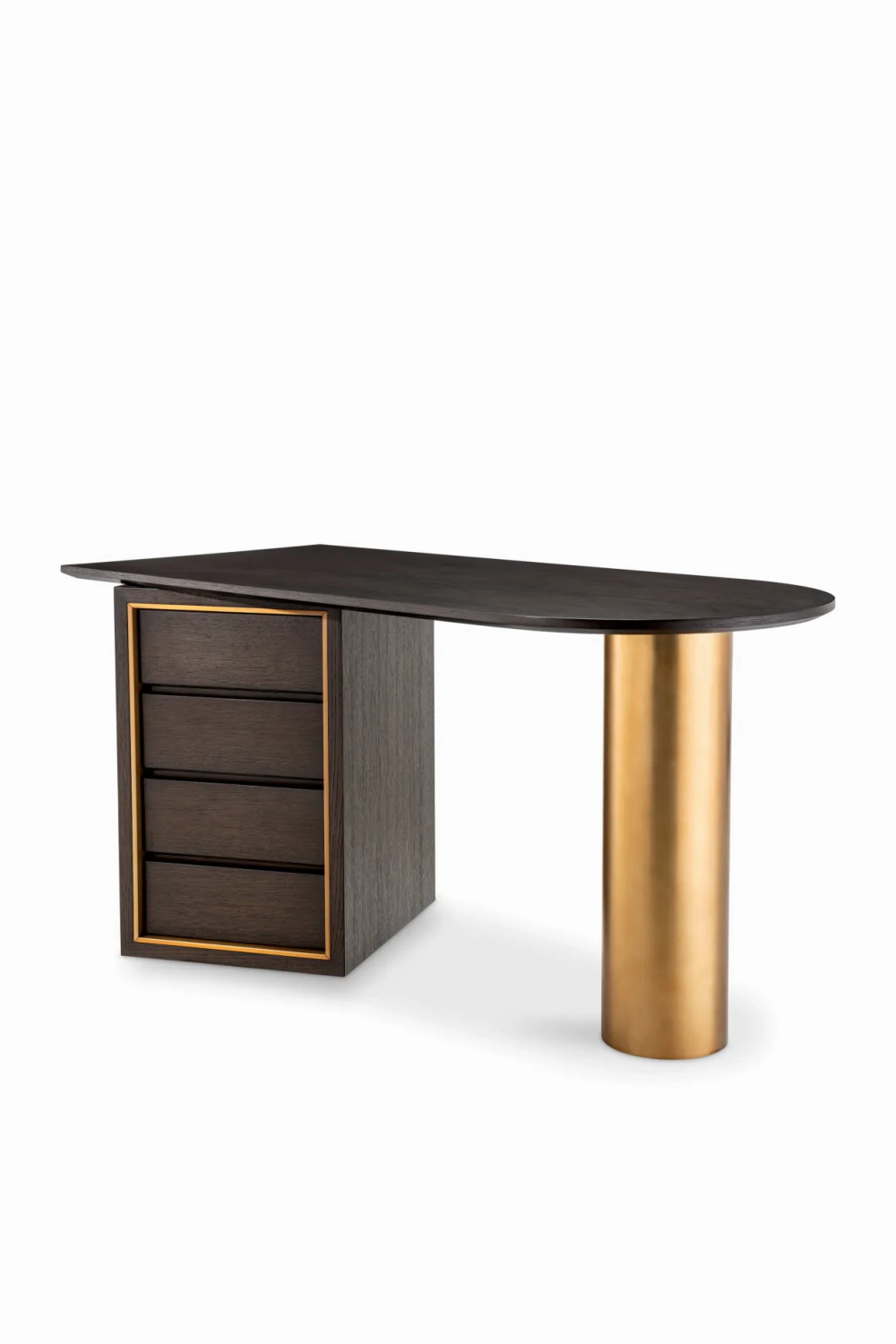 Brown Oak Contemporary Desk | Eichholtz Del Rio