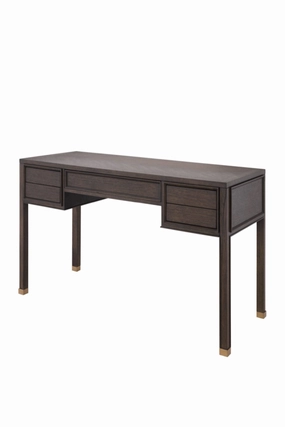 Brown Oak Desk | Eichholtz Melchior desk,home desk,workstation