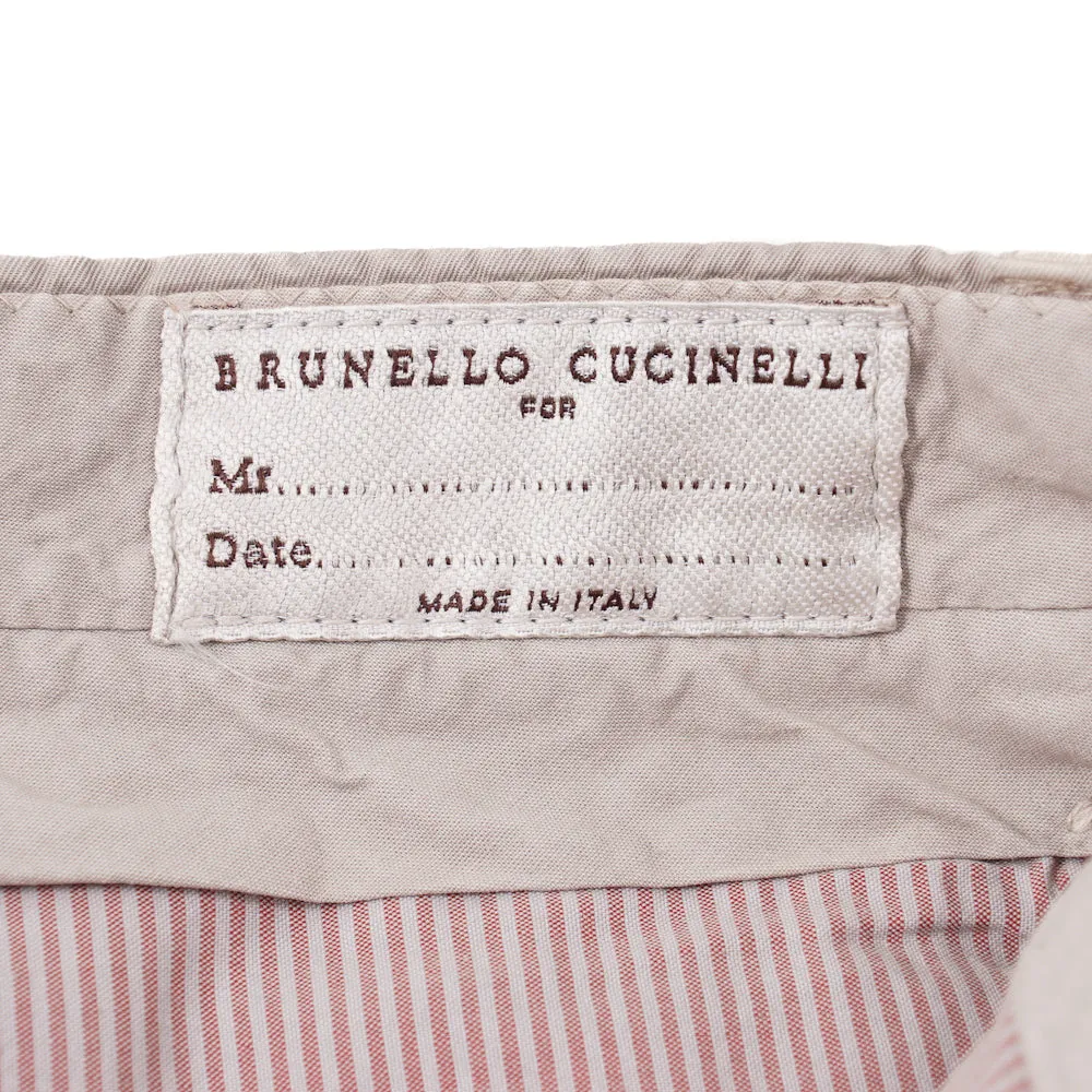 Brunello Cucinelli Button-Fly Cotton Pants Clothing_Brunello-Cucinelli