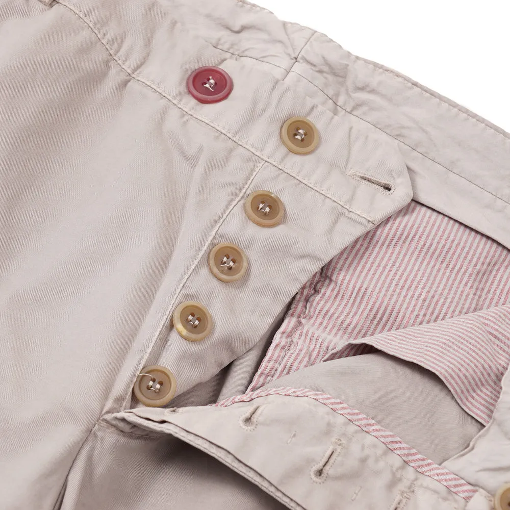 Brunello Cucinelli Button-Fly Cotton Pants Clothing_Brunello-Cucinelli