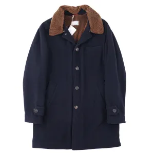 Brunello Cucinelli Cashmere Coat with Shearling Lining Clothing_Brunello-Cucinelli