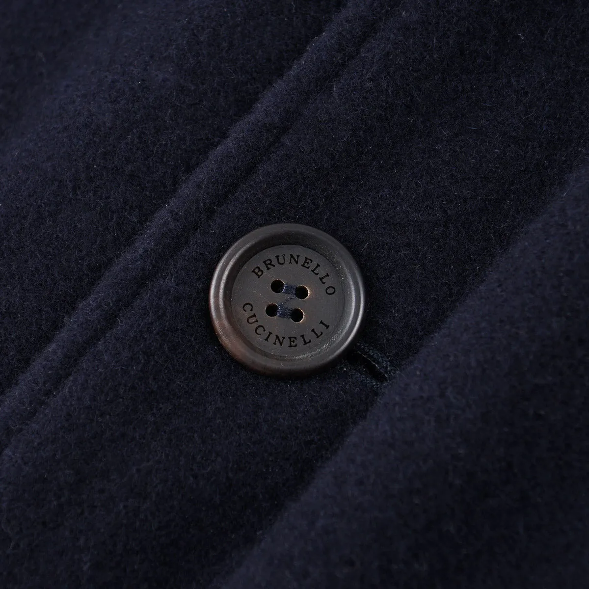 Brunello Cucinelli Cashmere Coat with Shearling Lining Clothing_Brunello-Cucinelli