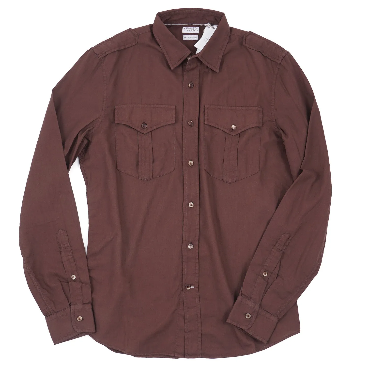 Brunello Cucinelli Lightweight Cotton Shirt Clothing_Brunello-Cucinelli