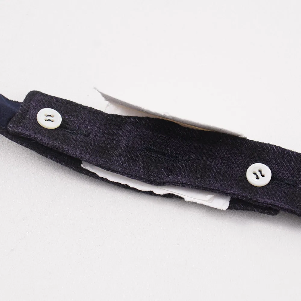 Brunello Cucinelli Purple Check Linen-Wool-Silk Bow Tie Clothing_Brunello-Cucinelli