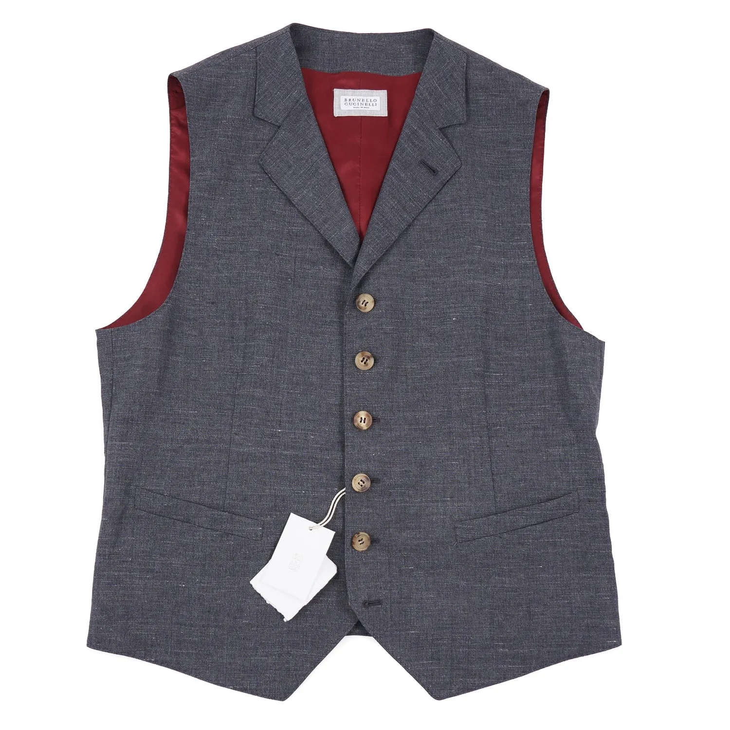 Brunello Cucinelli Waistcoat with Lapels Clothing_Brunello-Cucinelli