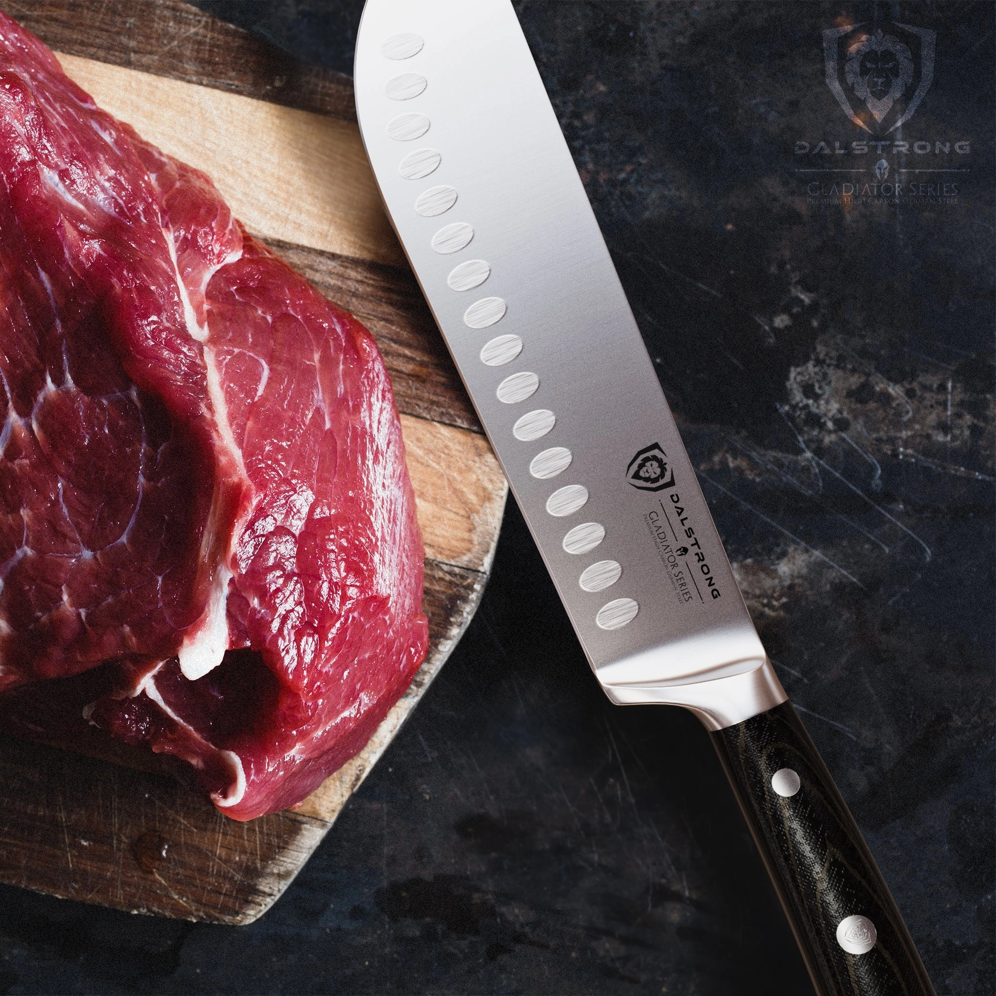 Bull Nose Butcher & Breaking Knife 8" | Gladiator Series | NSF Certified | Dalstrong 