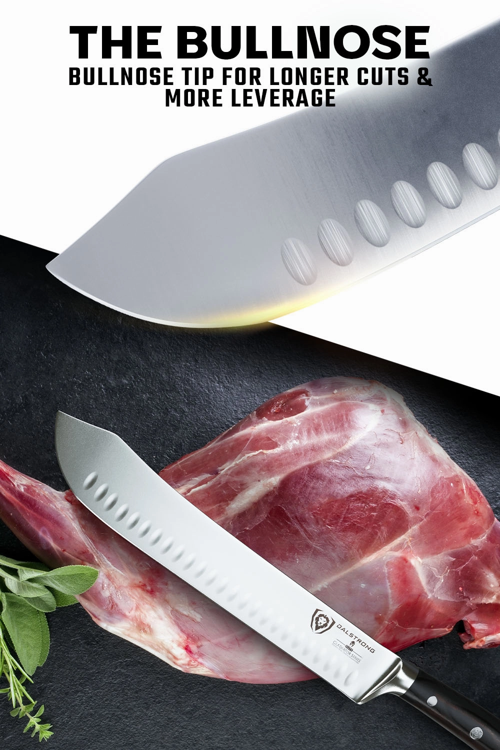 Bull Nose Butcher Knife 10" | Gladiator Series | NSF Certified | Dalstrong 