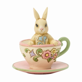 Bunny in Teacup Mini Fig figurines,decorative figurines,home accents