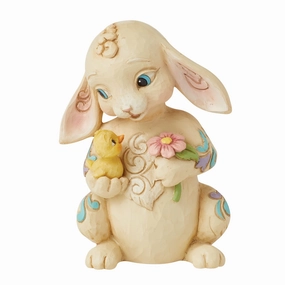 Bunny with Chick Mini Figurine figurines,decorative figurines,home accents