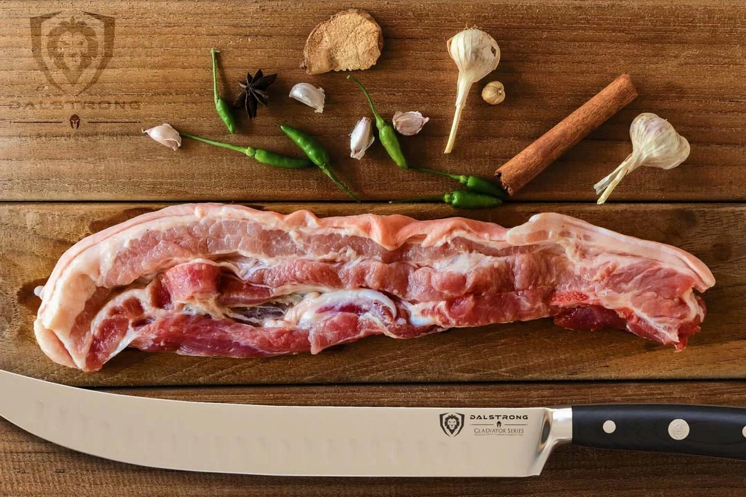 Butcher's Breaking Cimiter Knife 10" | Gladiator Series | NSF Certified | Dalstrong 