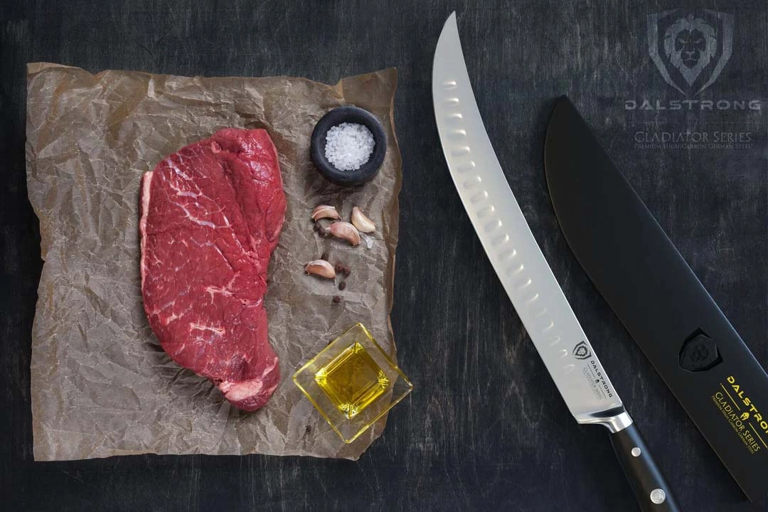 Butcher's Breaking Cimiter Knife 10" | Gladiator Series | NSF Certified | Dalstrong 