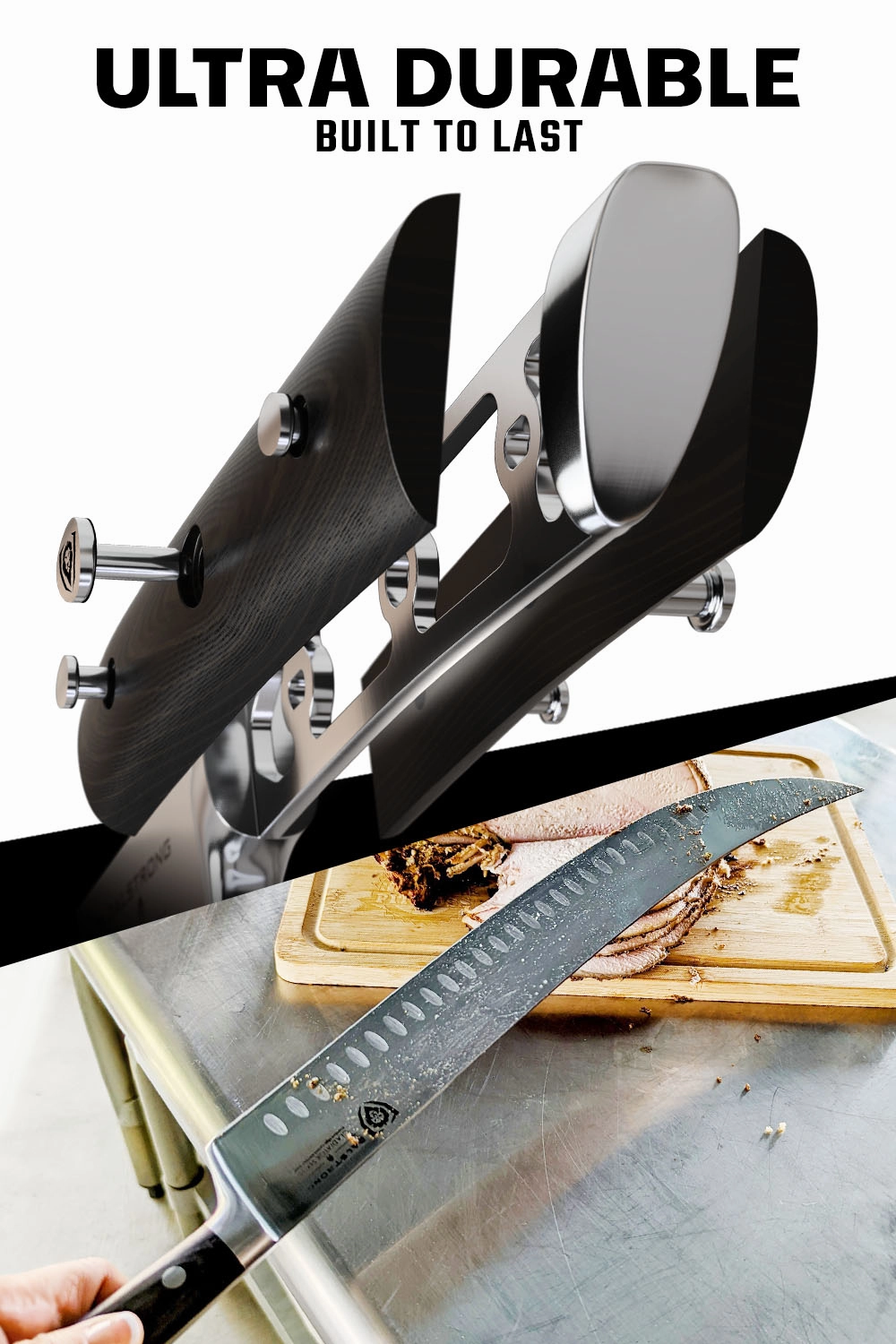 Butcher's Breaking Cimiter Knife 12" | Gladiator Series | NSF Certified | Dalstrong 