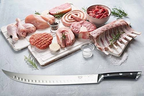 Butcher's Breaking Cimiter Knife 12" | Gladiator Series | NSF Certified | Dalstrong 