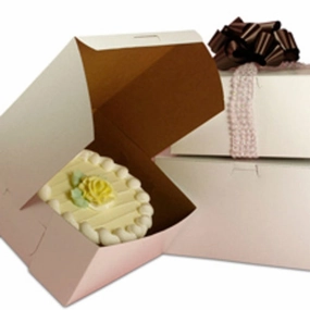 Cake Box, White, 10" X 10" X 5", Each baking tools,cake baking,kitchen gadgets