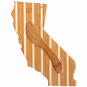 California Serving Board with Spreader Knife Gift Set cutting board,chopping board,kitchen tools