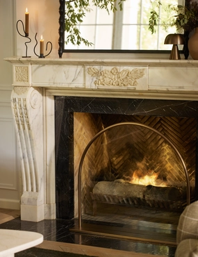 Callion Glass Fireplace Screen home decor,home accents,interior accessories